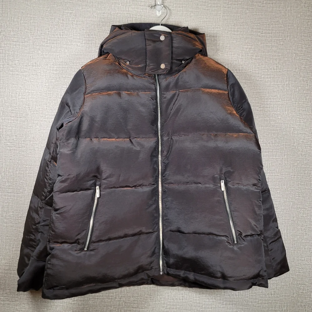 NWT Lululemon Wunder Puff Down Jacket Iridescent Brown Winter Coat Womens Size 6 - Picture 3 of 16